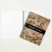 Desert Camouflage Patroon, uw naam, personaliseren Planner (Display)