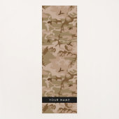 Desert Camouflage Patroon, uw naam, personaliseren Yogamat (Voorkant)