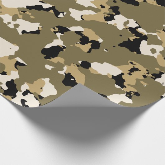Desert Camouflage Pattern Cadeaupapier (Hoek)