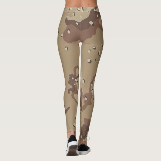 Desert Camouflage Pattern Leggings (Achterkant)