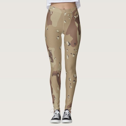 Desert Camouflage Pattern Leggings (Voorkant)