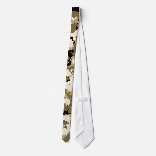 Desert Camouflage Pattern Stropdas (Achterkant)