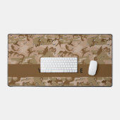 Desert Camouflage Pebbles, Jouw naam, personaliser Bureaumat (Keyboard & Muis)