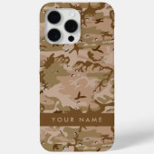 Desert Camouflage Pebbles, Jouw naam, personaliser Case-Mate iPhone Case (Achterkant)