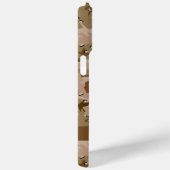 Desert Camouflage Pebbles, Jouw naam, personaliser Case-Mate iPhone Case (Achterkant / Rechts)