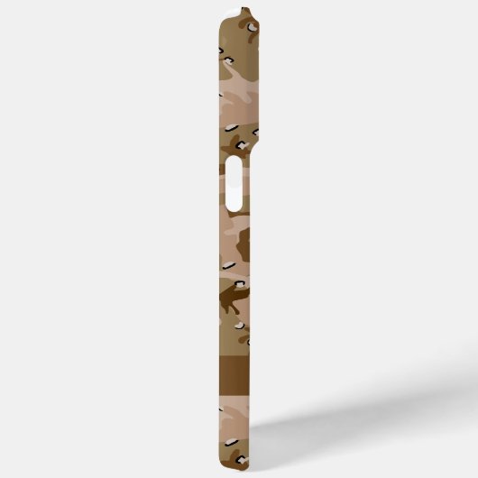 Desert Camouflage Pebbles, Jouw naam, personaliser Case-Mate iPhone Case (Achterkant / Rechts)