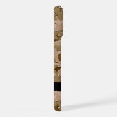 Desert Camouflage Pebbles, Jouw naam, personaliser iPhone Hoesje (Rechterkant)