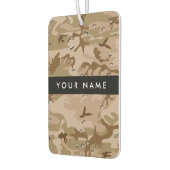 Desert Camouflage Pebbles, Jouw naam, personaliser Luchtverfrisser (Links)