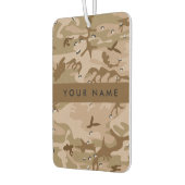 Desert Camouflage Pebbles, Jouw naam, personaliser Luchtverfrisser (Links)