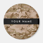 Desert Camouflage Pebbles, Jouw naam, personaliser Magneet (Voorkant)