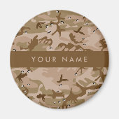 Desert Camouflage Pebbles, Jouw naam, personaliser Magneet (Voorkant)