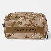 Desert Camouflage Pebbles, Jouw naam, personaliser Toilettasje (Voorkant)