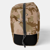 Desert Camouflage Pebbles, Jouw naam, personaliser Toilettasje (Rechts)