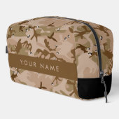 Desert Camouflage Pebbles, Jouw naam, personaliser Toilettasje (Rechterhoek)