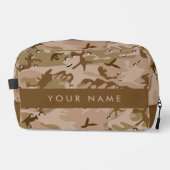 Desert Camouflage Pebbles, Jouw naam, personaliser Toilettasje (Voorkant)