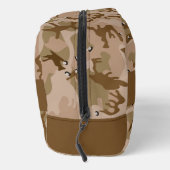 Desert Camouflage Pebbles, Jouw naam, personaliser Toilettasje (Rechts)