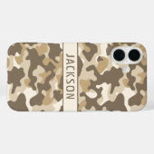 Desert Camouflage Personalized Case-Mate iPhone Case (Achterkant (horizontaal))
