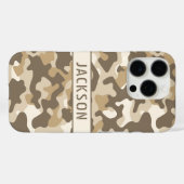Desert Camouflage Personalized Case-Mate iPhone Case (Achterkant (horizontaal))