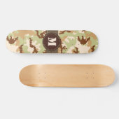 Desert camouflage persoonlijk skateboard (Horizontaal)