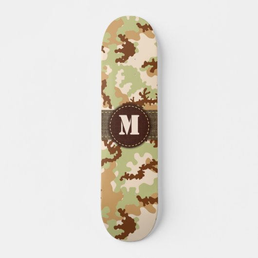 Desert camouflage persoonlijk skateboard (Voorkant)