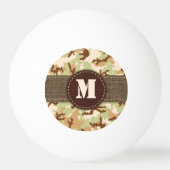 Desert camouflage pingpongbal (Achterkant)