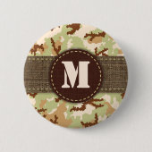 Desert camouflage ronde button 5,7 cm (Voorkant)
