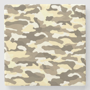Desert Camouflage Stenen Onderzetter