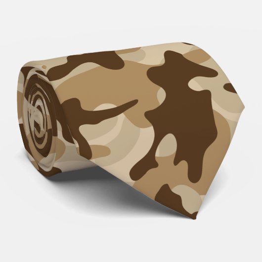 Desert Camouflage Stropdas (Opgerold)