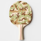 Desert camouflage tafeltennisbatje (Achterkant)