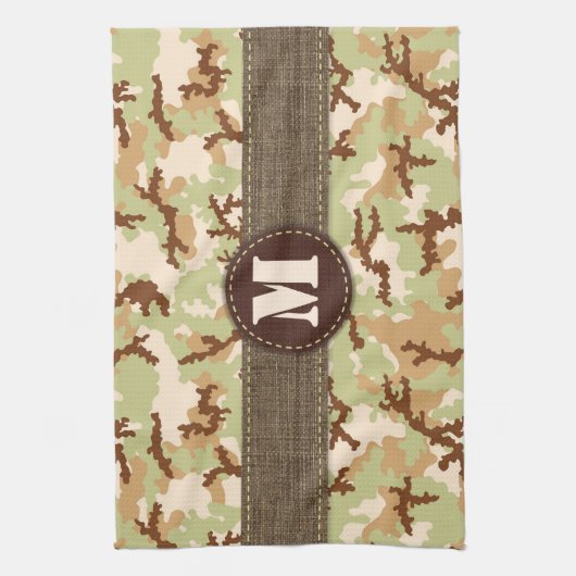 Desert camouflage theedoek (Verticaal)