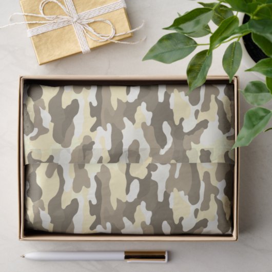 Desert Camouflage Tissuepapier (Geschenk)
