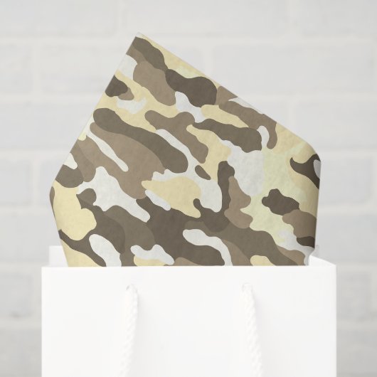 Desert Camouflage Tissuepapier (Cadeauzakje)