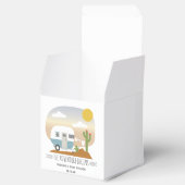 Desert Camper Clothesline Blue Baby shower Bedankdoosjes (Geopend)