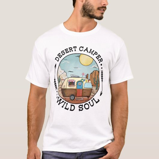 Desert Camper Wild Soul T-shirt (Voorkant)