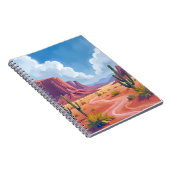 Desert Canyon | Cactus Nature Landscape Notitieboek (Rechterzijde)