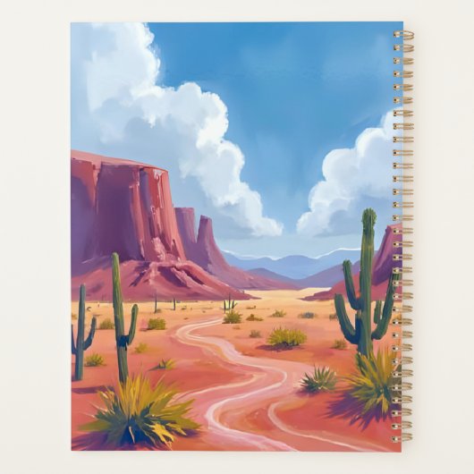 Desert Canyon | Cactus Nature Landscape Planner (Achterkant)