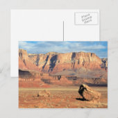 Desert Canyon kleurenfoto briefkaart (Voorkant / Achterkant)