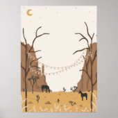 Desert Canyon Poster (Voorkant)