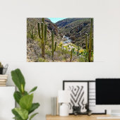 Desert Canyon Poster (Thuiskantoor)