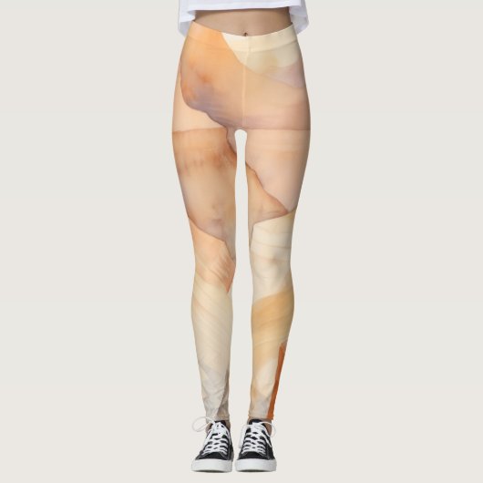 Desert Canyon Waterverf Leggings (Voorkant)