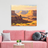 Desert Canyons Canvas Afdruk (Insitu (Woonkamer))