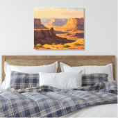 Desert Canyons Canvas Afdruk (Insitu (Slaapkamer))