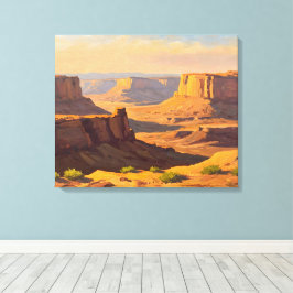 Desert Canyons Canvas Afdruk