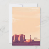 Desert Canyons Kaart (Achterkant)