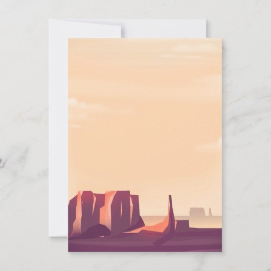 Desert Canyons Kaart (Achterkant)