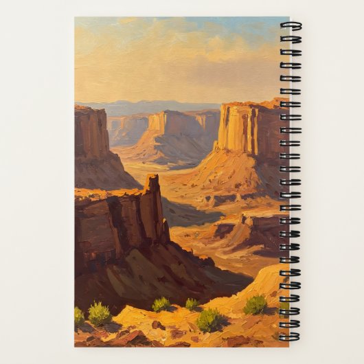 Desert Canyons Notitieboek (Achterkant)
