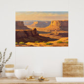 Desert Canyons Poster (Keuken)