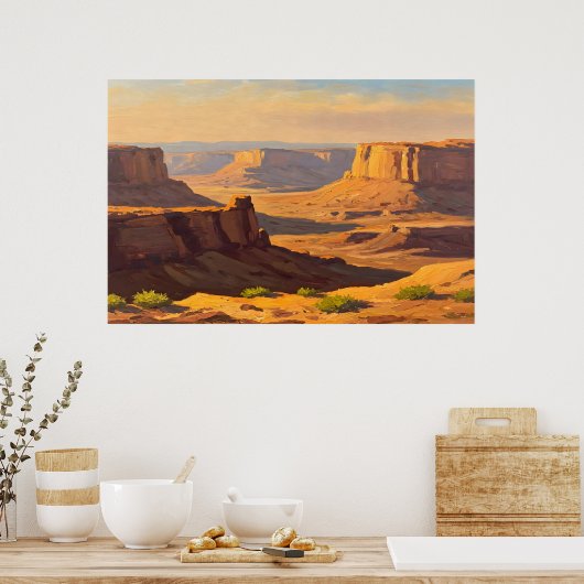 Desert Canyons Poster (Keuken)