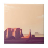 Desert Canyons Tegeltje (Voorkant)