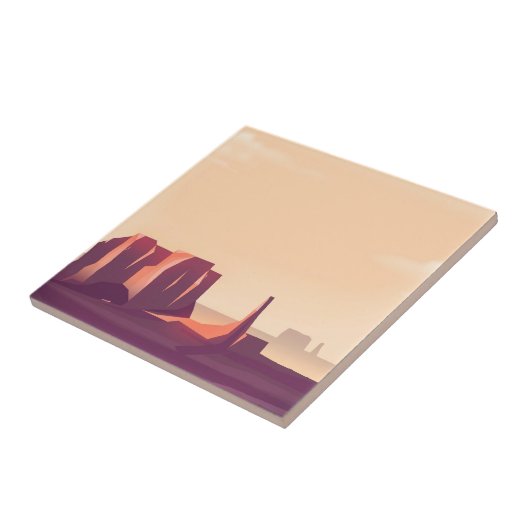 Desert Canyons Tegeltje (Zijkant)